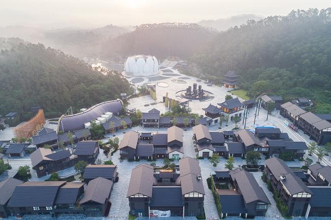 BIM建筑|禅缘此地,不向远方——新兴禅域小镇 / 境作品 BIM建筑|禅缘此地,不向远方——新兴禅域小镇 / 境作品