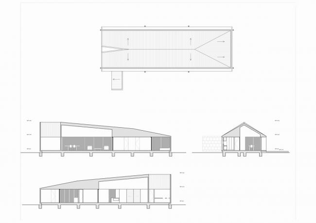 BIM建筑|村落草地上的红色棚屋:PH2室第 / DX Arquitectos BIM建筑|村落草地上的红色棚屋:PH2室第 / DX Arquitectos