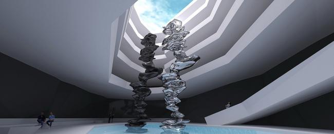 BIM建筑|天然景不雅地标“蓝窗”在狂风中被毁,Andreev 提出镜面金属拱门新计划取代 BIM建筑|天然景不雅地标“蓝窗”在狂风中被毁,Andreev 提出镜面金属拱门新计划取代
