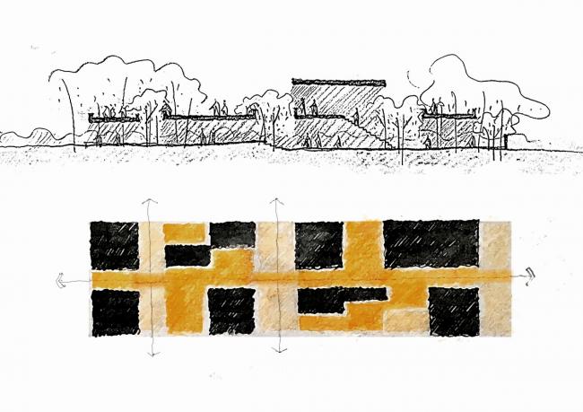 BIM建筑|鹄立于村落地盘,朴素而暖和:三河村村平易近运动中间 / 垣建筑 BIM建筑|鹄立于村落地盘,朴素而暖和:三河村村平易近运动中间 / 垣建筑