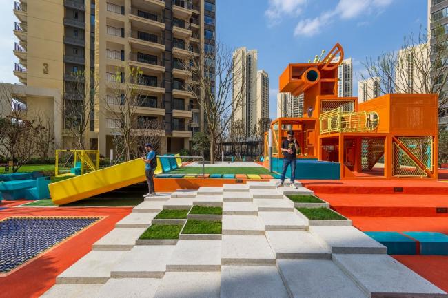 BIM建筑|多彩的像素乐土 / 100architects BIM建筑|多彩的像素乐土 / 100architects