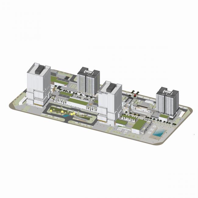 BIM建筑|城市里的院落——广州南沙金茂湾综合体 / 柏涛设计 BIM建筑|城市里的院落——广州南沙金茂湾综合体 / 柏涛设计
