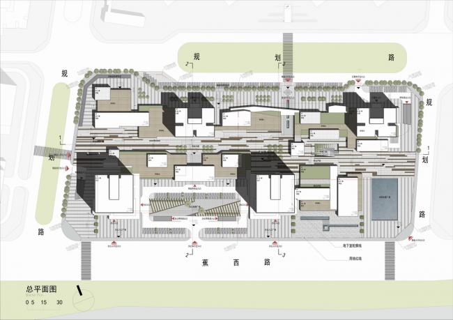 BIM建筑|城市里的院落——广州南沙金茂湾综合体 / 柏涛设计 BIM建筑|城市里的院落——广州南沙金茂湾综合体 / 柏涛设计