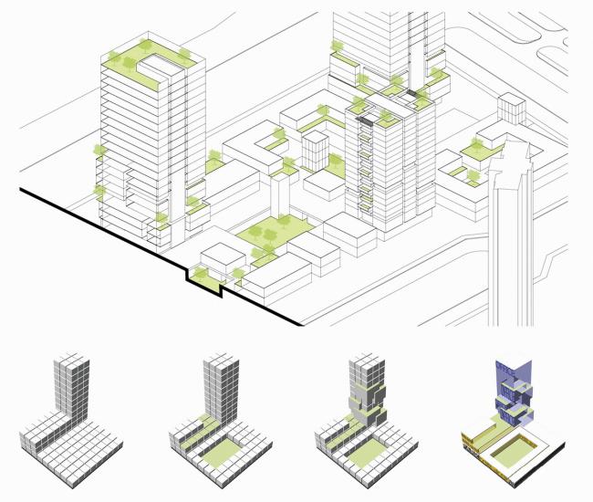 BIM建筑|城市里的院落——广州南沙金茂湾综合体 / 柏涛设计 BIM建筑|城市里的院落——广州南沙金茂湾综合体 / 柏涛设计