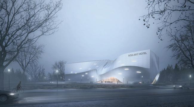 BIM建筑|以“琴弦拨动”为原型,慕达建筑设计 M50艺术酒店 BIM建筑|以“琴弦拨动”为原型,慕达建筑设计 M50艺术酒店