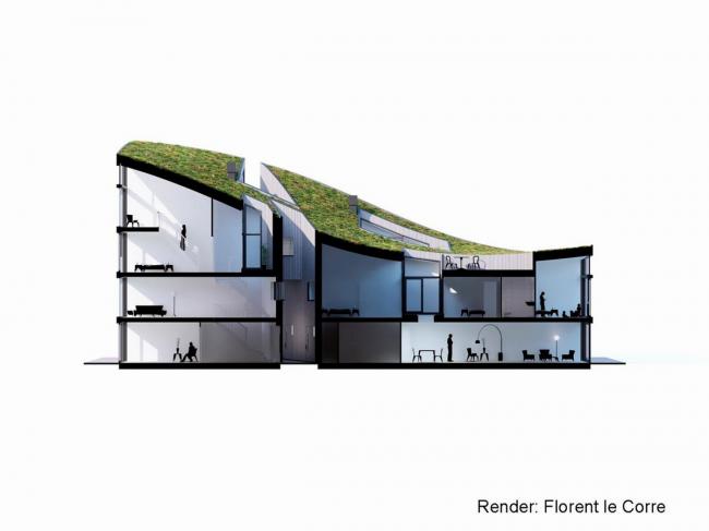 BIM建筑|如同随风舞动的旗号:荷兰Hidden Delights公寓 / NL Architects BIM建筑|如同随风舞动的旗号:荷兰Hidden Delights公寓 / NL Architects
