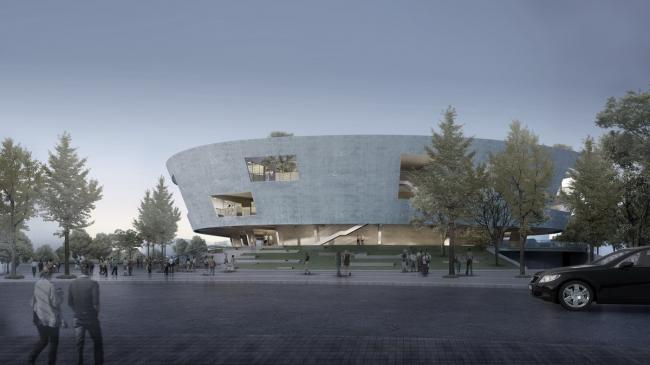 BIM建筑|静若处子,流光四溢——中国轻纺城时尚宣布戏院 / WAU建筑事务所 BIM建筑|静若处子,流光四溢——中国轻纺城时尚宣布戏院 / WAU建筑事务所