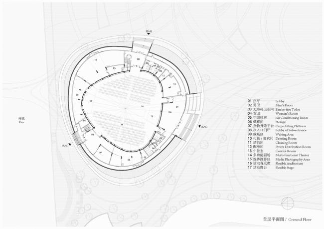 BIM建筑|静若处子,流光四溢——中国轻纺城时尚宣布戏院 / WAU建筑事务所 BIM建筑|静若处子,流光四溢——中国轻纺城时尚宣布戏院 / WAU建筑事务所