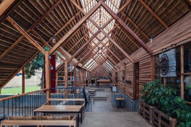 BIM建筑|轻巧明快,如擦过草地的轻燕:山森日式餐厅/ TERRAIN architects BIM建筑|轻巧明快,如擦过草地的轻燕:山森日式餐厅/ TERRAIN architects