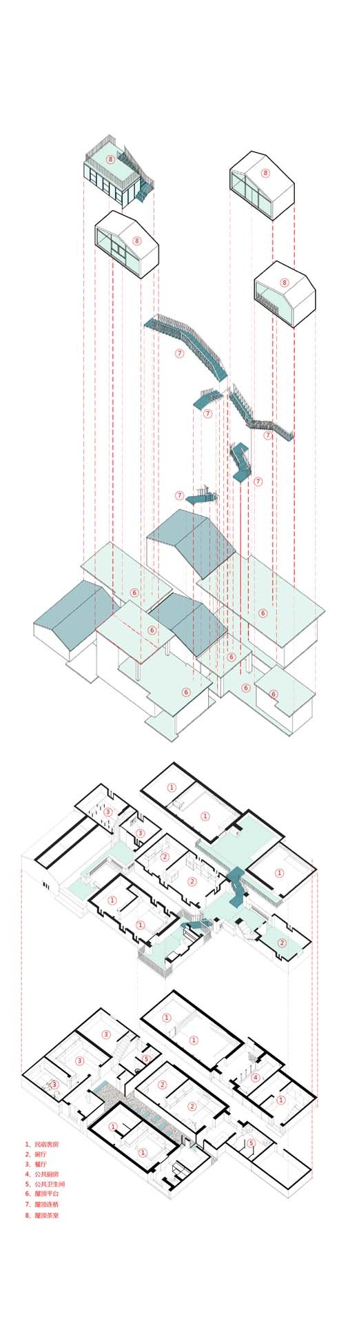 BIM建筑|众筹来的露台公共空间——新基白屋子平易近宿群 / 竖梁社建筑 BIM建筑|众筹来的露台公共空间——新基白屋子平易近宿群 / 竖梁社建筑