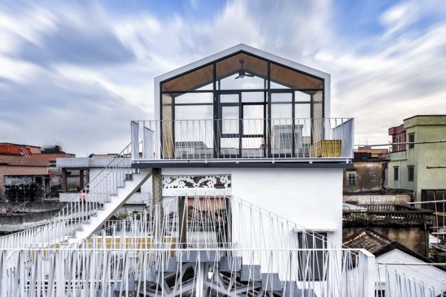 BIM建筑|众筹来的露台公共空间——新基白屋子平易近宿群 / 竖梁社建筑 BIM建筑|众筹来的露台公共空间——新基白屋子平易近宿群 / 竖梁社建筑