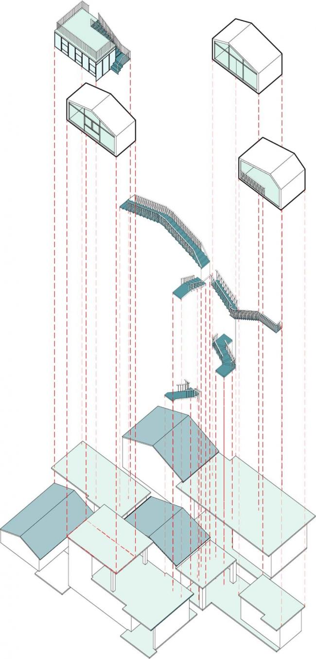 BIM建筑|众筹来的露台公共空间——新基白屋子平易近宿群 / 竖梁社建筑 BIM建筑|众筹来的露台公共空间——新基白屋子平易近宿群 / 竖梁社建筑
