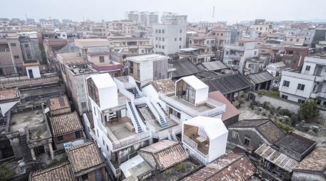 BIM建筑|众筹来的露台公共空间——新基白屋子平易近宿群 / 竖梁社建筑 BIM建筑|众筹来的露台公共空间——新基白屋子平易近宿群 / 竖梁社建筑