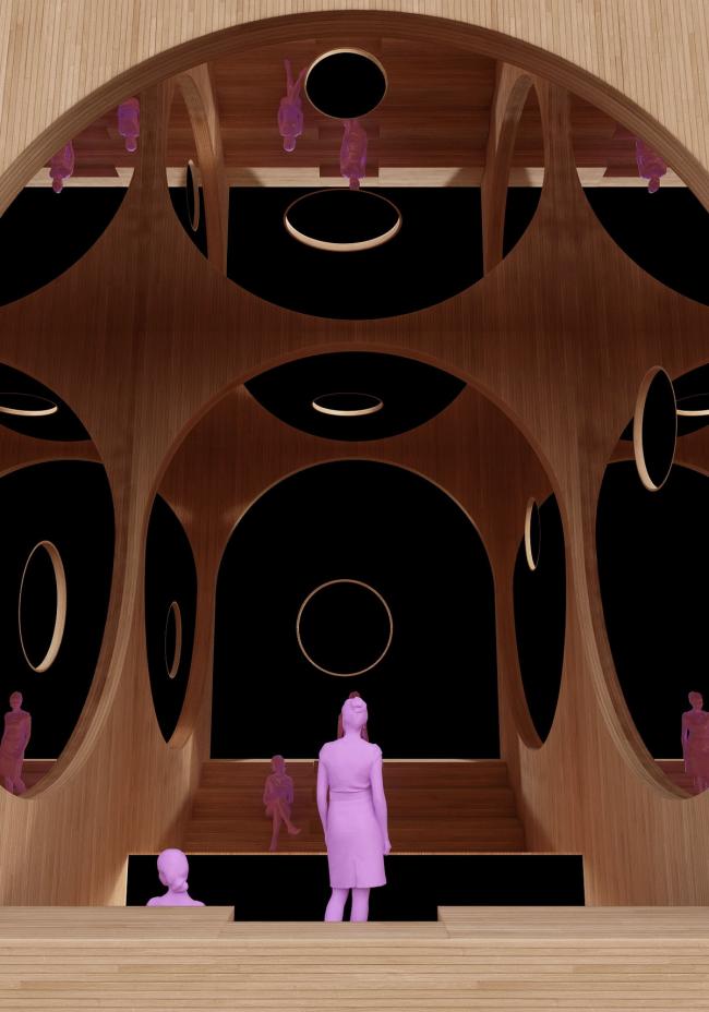 BIM建筑|拱与镜:虚实相映的无尽空间 / 槃达建筑 BIM建筑|拱与镜:虚实相映的无尽空间 / 槃达建筑