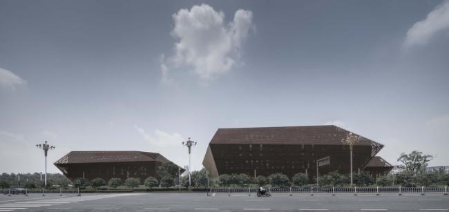BIM建筑|一组具有雕塑感的盒子:上饶城市计划展览馆、博物馆和档案馆 / 张雷结合建筑事务所 BIM建筑|一组具有雕塑感的盒子:上饶城市计划展览馆、博物馆和档案馆 / 张雷结合建筑事务所