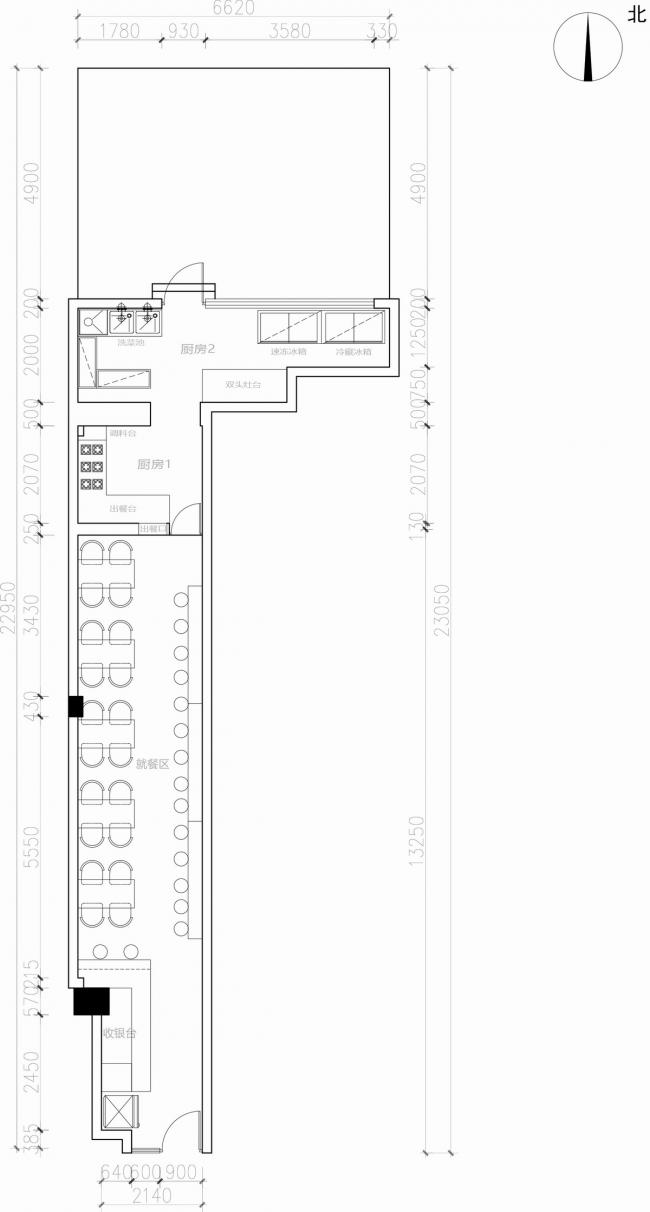 BIM建筑|逼仄之间,自成一道刺眼的光线:夹缝中的捞饭餐厅 / 平介设计 BIM建筑|逼仄之间,自成一道刺眼的光线:夹缝中的捞饭餐厅 / 平介设计