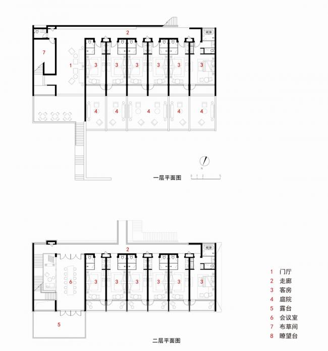 BIM建筑|山谷中的守看——一览居 / 中国美术学院景致建筑设计研讨总院 BIM建筑|山谷中的守看——一览居 / 中国美术学院景致建筑设计研讨总院