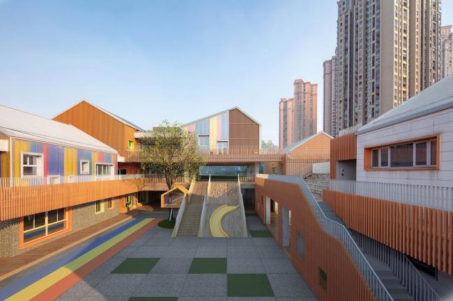 BIM建筑|五彩斑斓的“村”小板屋——重庆约克北郡幼儿园 / IDO元象建筑 BIM建筑|五彩斑斓的“村”小板屋——重庆约克北郡幼儿园 / IDO元象建筑