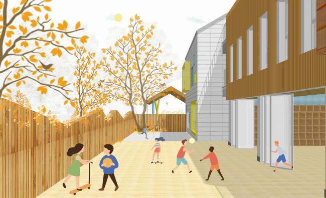 BIM建筑|五彩斑斓的“村”小板屋——重庆约克北郡幼儿园 / IDO元象建筑 BIM建筑|五彩斑斓的“村”小板屋——重庆约克北郡幼儿园 / IDO元象建筑