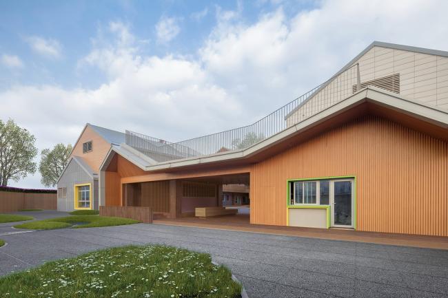 BIM建筑|五彩斑斓的“村”小板屋——重庆约克北郡幼儿园 / IDO元象建筑 BIM建筑|五彩斑斓的“村”小板屋——重庆约克北郡幼儿园 / IDO元象建筑
