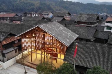 BIM建筑|片片黒瓦,融进传统村:高步书屋 / 喷鼻港中文年夜学建筑学院 Condition Lab-BIM建筑网