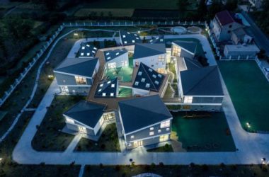 BIM建筑|水乡韵味,一看无际的平原上蜂拥闪烁的“星星”:江苏省北沙幼儿园 / Crossboundaries-BIM建筑网