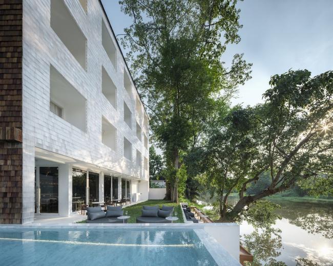 BIM建筑|如鱼群跃出海面,日光下闪闪发光的鱼鳞:清迈微型酒店 BIM建筑|如鱼群跃出海面,日光下闪闪发光的鱼鳞:清迈微型酒店