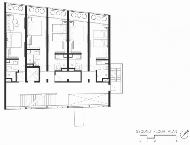 BIM建筑|如鱼群跃出海面,日光下闪闪发光的鱼鳞:清迈微型酒店 BIM建筑|如鱼群跃出海面,日光下闪闪发光的鱼鳞:清迈微型酒店