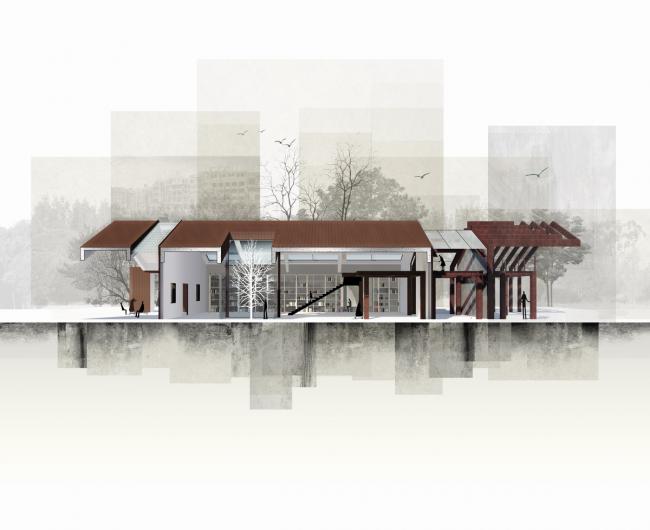 BIM建筑|在记忆与盼望之间:华东师范年夜学丽娃河畔书吧补葺 / 上海日清建筑设计 BIM建筑|在记忆与盼望之间:华东师范年夜学丽娃河畔书吧补葺 / 上海日清建筑设计