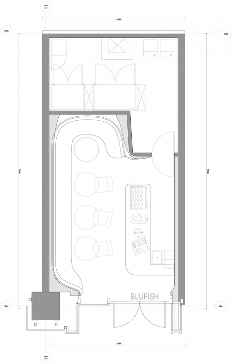 BIM建筑|凝固的海水与游动的珊瑚——Blufish盈科店 / SODA建筑师事务所 BIM建筑|凝固的海水与游动的珊瑚——Blufish盈科店 / SODA建筑师事务所