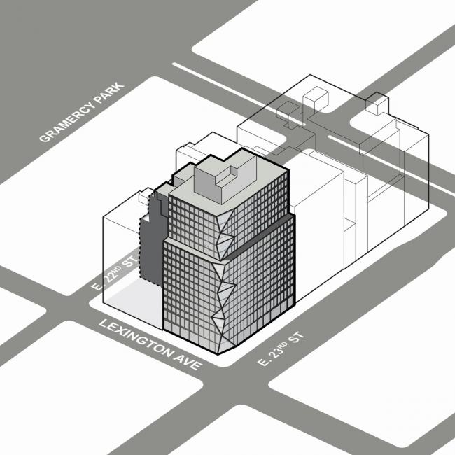 BIM建筑|立体派艺术融进汗青街区:纽约东22街121号公寓 / OMA BIM建筑|立体派艺术融进汗青街区:纽约东22街121号公寓 / OMA