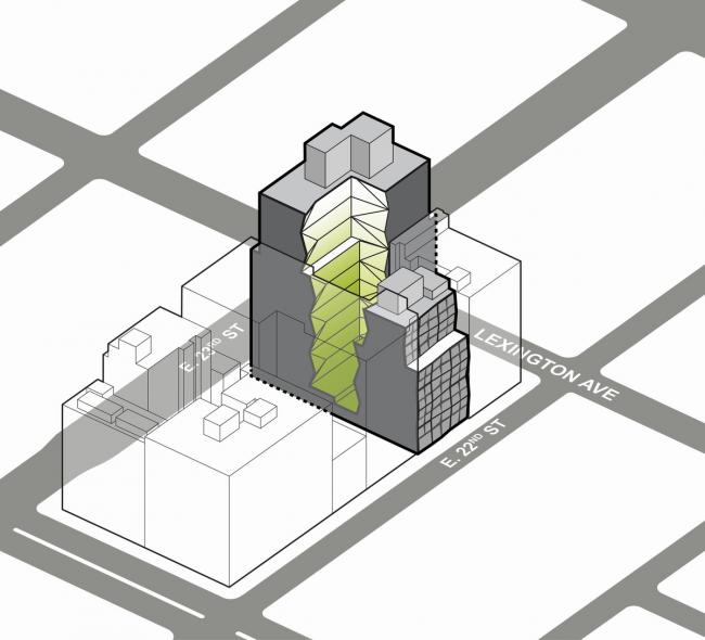 BIM建筑|立体派艺术融进汗青街区:纽约东22街121号公寓 / OMA BIM建筑|立体派艺术融进汗青街区:纽约东22街121号公寓 / OMA