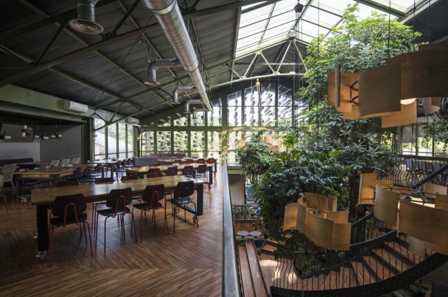 BIM建筑|条条木椽,仿佛从暗黑中涌来:植进天然的漂浮餐厅 BIM建筑|条条木椽,仿佛从暗黑中涌来:植进天然的漂浮餐厅