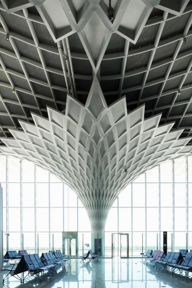 BIM建筑|金色白桦林涌起的连绵的海浪:呼伦贝尔海拉尔机场扩建工程 / 中国建筑设计院一合建筑设计研讨中间U10 BIM建筑|金色白桦林涌起的连绵的海浪:呼伦贝尔海拉尔机场扩建工程 / 中国建筑设计院一合建筑设计研讨中间U10