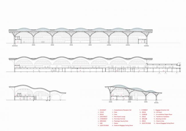 BIM建筑|金色白桦林涌起的连绵的海浪:呼伦贝尔海拉尔机场扩建工程 / 中国建筑设计院一合建筑设计研讨中间U10 BIM建筑|金色白桦林涌起的连绵的海浪:呼伦贝尔海拉尔机场扩建工程 / 中国建筑设计院一合建筑设计研讨中间U10