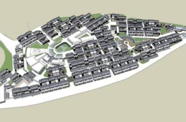 Sketchup规划模型|住宅区规划,院落,居住建筑,别墅,新中式风格-BIM建筑网