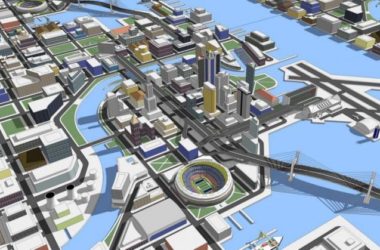 Sketchup规划模型|多高层混合城市规划体块,现代风格-BIM建筑网
