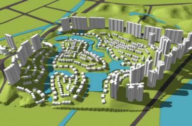 Sketchup规划模型|规划体块分析,多高层混合,现代风格-BIM建筑网