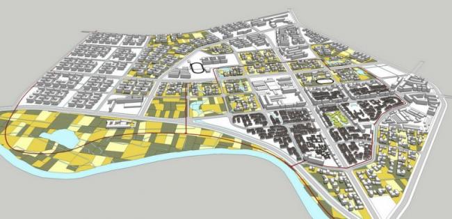 Sketchup规划模型|中式风格,多层地块规划 Sketchup规划模型|中式风格,多层地块规划