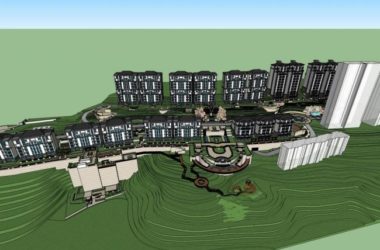 Sketchup规划模型|多层住宅小区,规划,现代风格-BIM建筑网