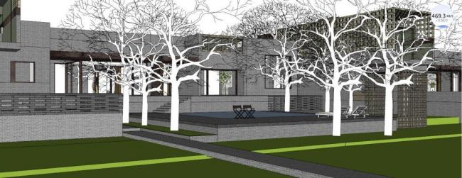 Sketchup别墅模型|别墅,新中式风格 Sketchup别墅模型|别墅,新中式风格