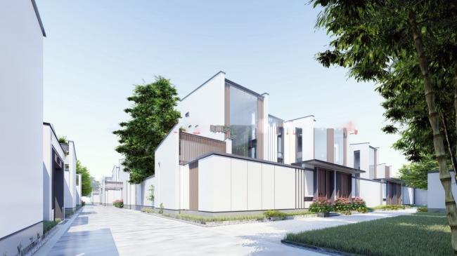 Sketchup别墅模型|别墅,新中式风格 Sketchup别墅模型|别墅,新中式风格