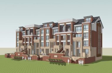 Sketchup别墅模型|多层住宅，叠拼别墅，洋房，新古典风格，中西混搭-BIM建筑网