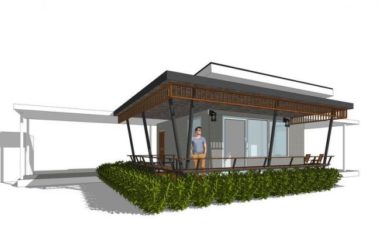 Sketchup别墅模型|别墅，现代风格-BIM建筑网