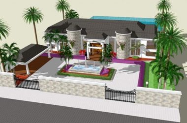 Sketchup别墅模型|独栋别墅，法式风格-BIM建筑网