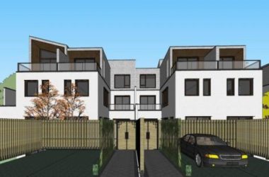 Sketchup别墅模型|联排别墅，现代风格-BIM建筑网