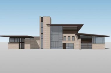 Sketchup别墅模型|独栋别墅，会所，新亚洲风格-BIM建筑网