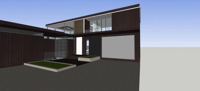 Sketchup别墅模型|独栋别墅,新中式风格 Sketchup别墅模型|独栋别墅,新中式风格