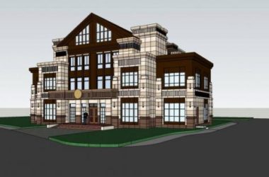 Sketchup别墅模型|独栋别墅，古典风格，居住建筑-BIM建筑网