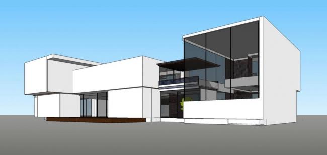 Sketchup别墅模型|独栋别墅,现代风格 Sketchup别墅模型|独栋别墅,现代风格